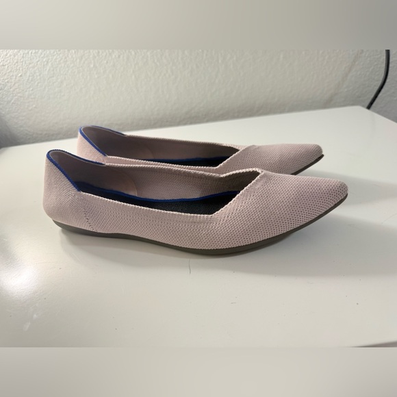 Rothy's Soft Pink and Blue Women's Flats - Picture 2 of 10